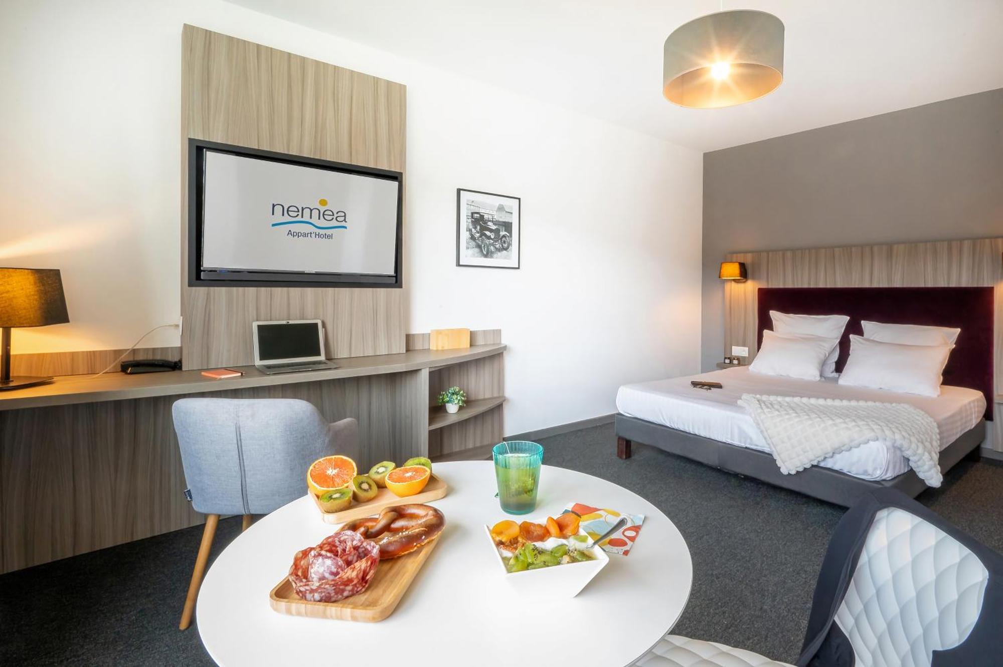 Nemea Appart Hotel Elypseo Strasbourg Port Exterior foto